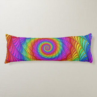 Almohada espiral del cuerpo del arco iris