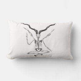 Almohada esquelética de Baphomet