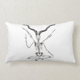 Almohada esquelética de Baphomet