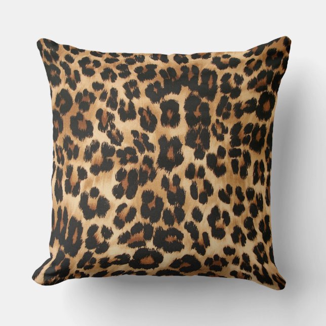 Almohada Estampado Leopardo (Anverso)