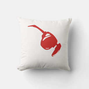 Almohada estética de jugador rojo   Circuito tecno