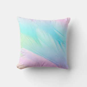 Almohada estética de pasteles suaves