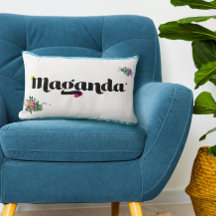 Almohada Estética 'Maganda' Boho Filipino