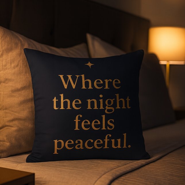 Almohada Estética Nocturna - Minimalista (Subido por el creador)