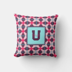 Almohada Estilizada con Monograma para Regalo de D