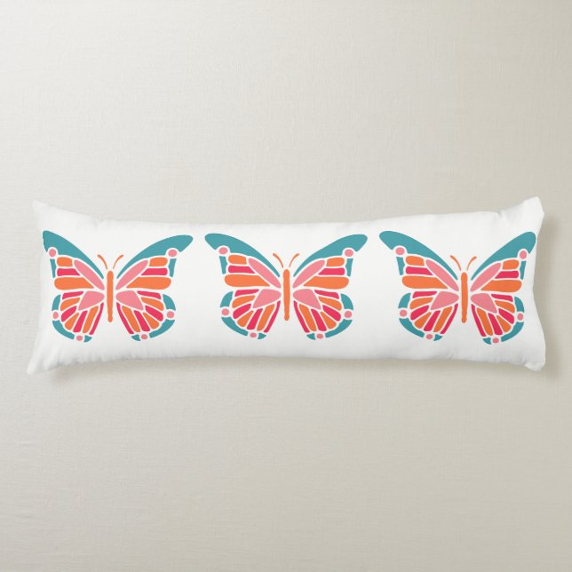 almohada estilizada de cuerpo de mariposa (Anverso)