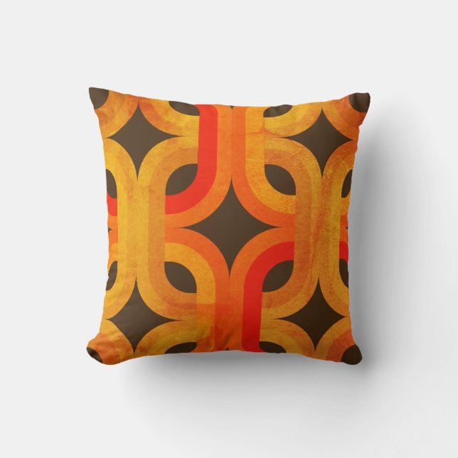 almohada estilo retro de los años 70 (Anverso)