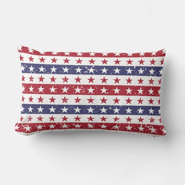 Almohada Estrellas Patrióticas (Anverso)