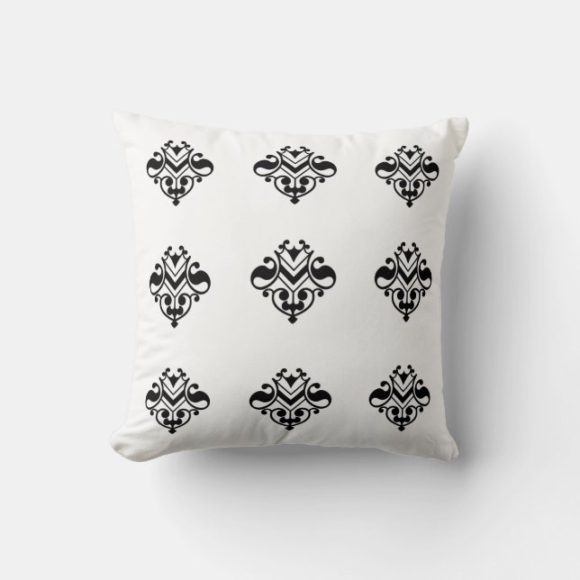 Almohada étnica personalizable para cojín de throw (Anverso)