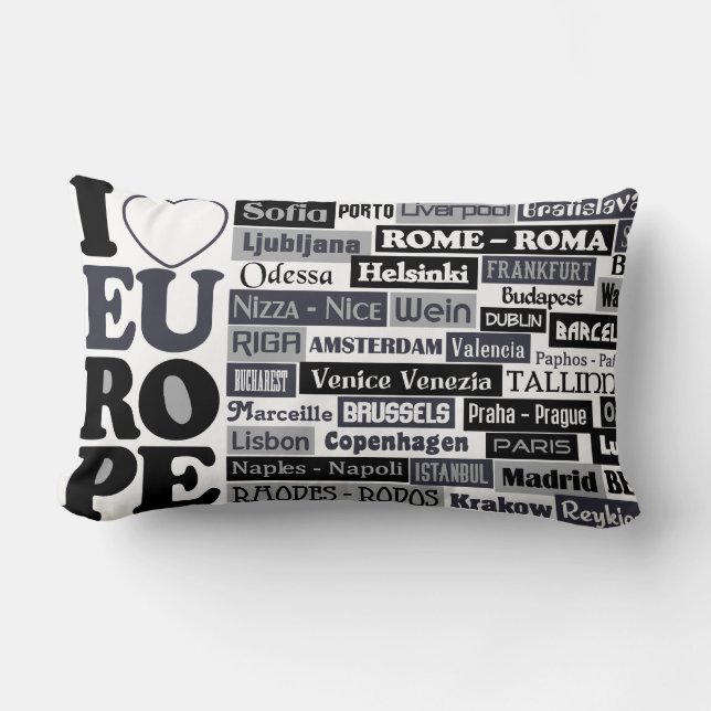 almohada europea de tiro al viajero (Anverso)