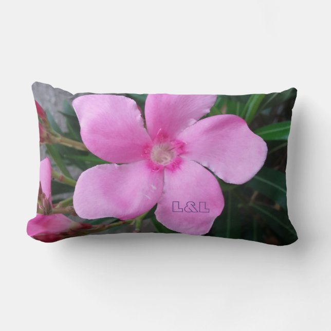almohada exterior con flor (Anverso)