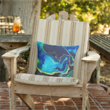 Almohada exterior de arte original