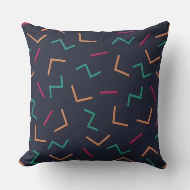almohada exterior de color retro (Anverso)