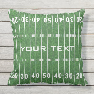 almohada exterior de diseño de campo de fútbol