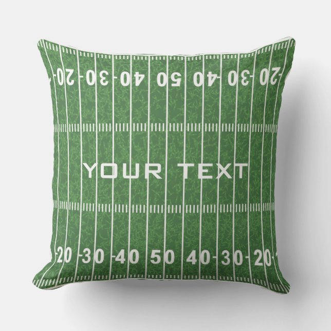 almohada exterior de diseño de campo de fútbol (Anverso)