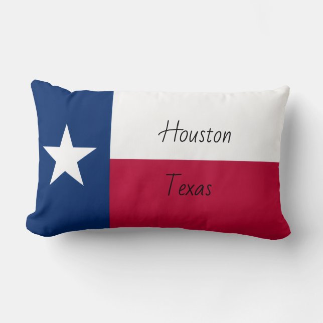 Almohada exterior de tu ciudad, Texas (Anverso)
