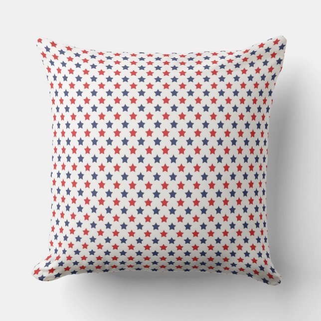 Almohada Exterior Estrellas Patrióticas (Anverso)