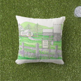 Almohada Exterior; Granja con Verde