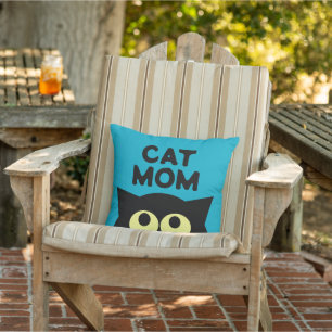 Almohada exterior para amante de los gatos y madre