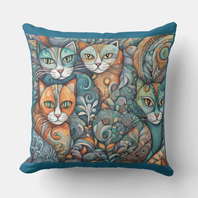 almohada exterior para gatos tranquilizantes (Anverso)
