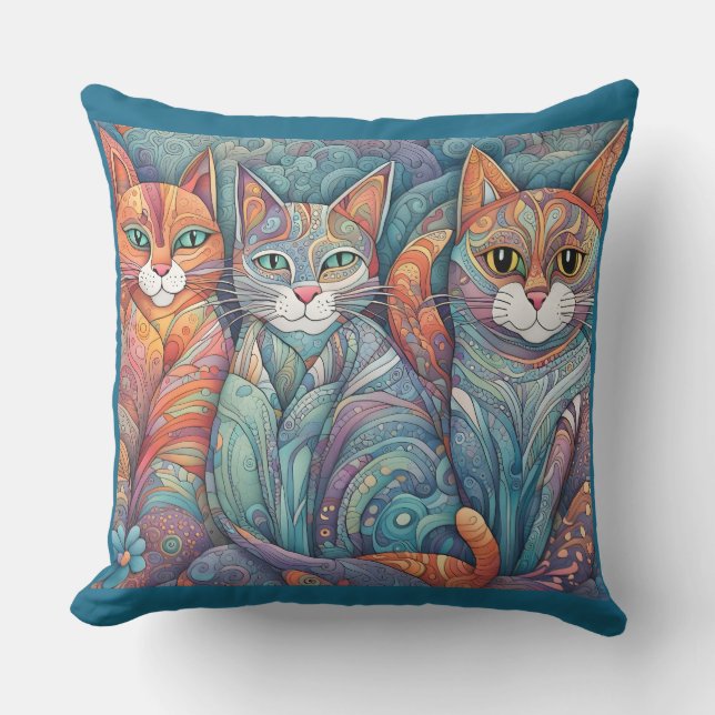 almohada exterior para gatos tranquilizantes (Anverso)