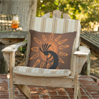 Almohada exterior rústica del suroeste de Kokopell
