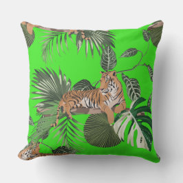 Almohada Exterior Tigre de la Jungla