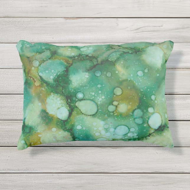 Almohada exterior/trozos de tinta de arbustos de c (Anverso)