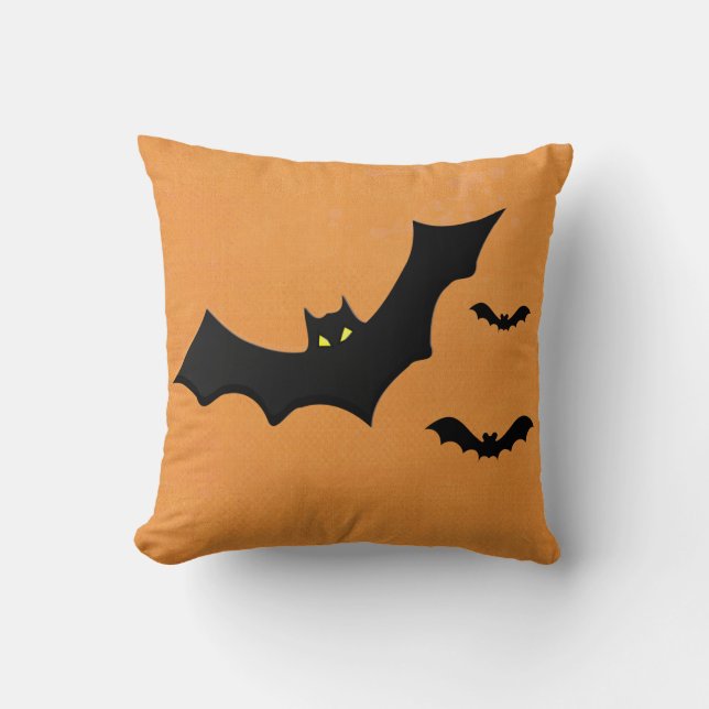 Almohada extravagantemente de Halloween que va (Anverso)
