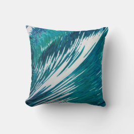 Almohada fabulosa de la decoración de la onda;