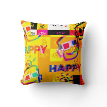 Almohada FELIZ con ERROR