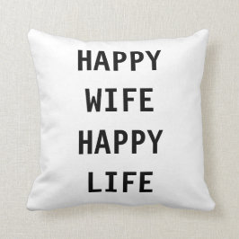 Almohada feliz de la decoración del tiro del humor