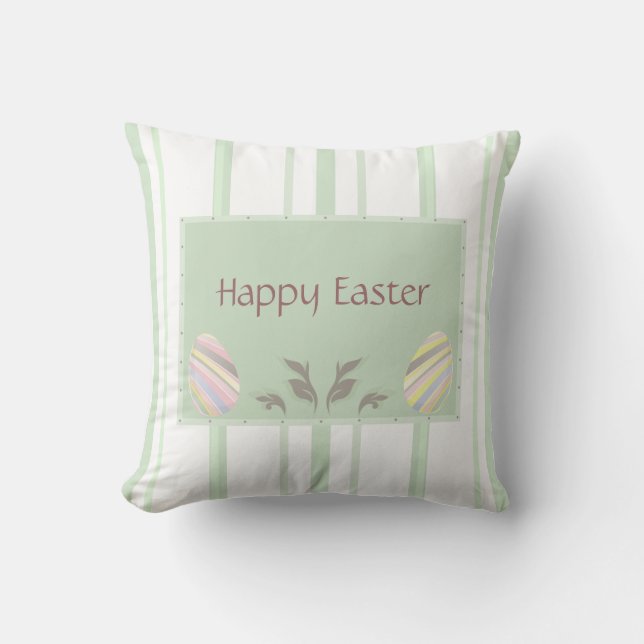 almohada feliz de pascua (Anverso)