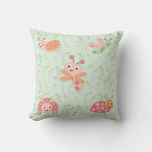 Almohada Feliz de Pequeños Insectos para Niños