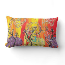 Almohada feliz del desfile del elefante