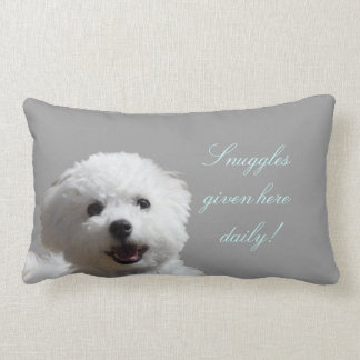 Almohada feliz del Lumbar del Snuggle de Bichon