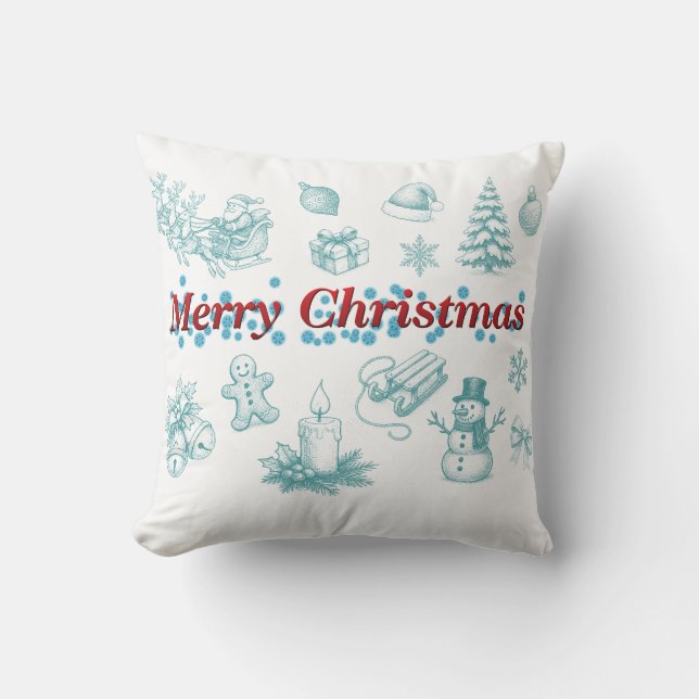 Almohada Feliz Navidad (Anverso)
