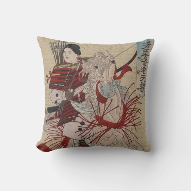Almohada femenina japonesa de Hangakujo del (Anverso)