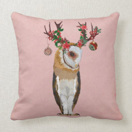 Almohada FESTIVA del BÚHO de la ASTA