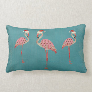 Almohada festiva del Lumbar de los flamencos