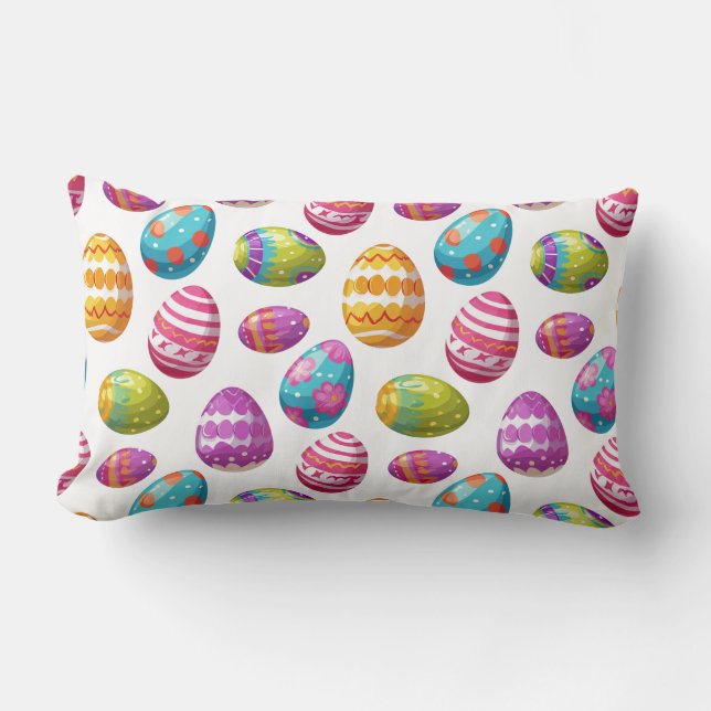 Almohada festiva-Huevos de Pascua (Anverso)