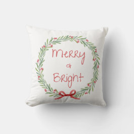 Almohada festiva Merry & Bright