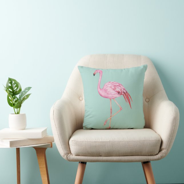 Almohada Flamingo Pastel (Silla)