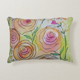 almohada floral