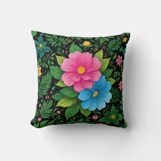 almohada floral