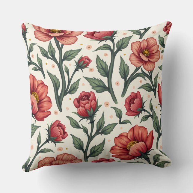almohada floral (Reverso )