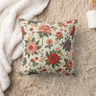 almohada floral