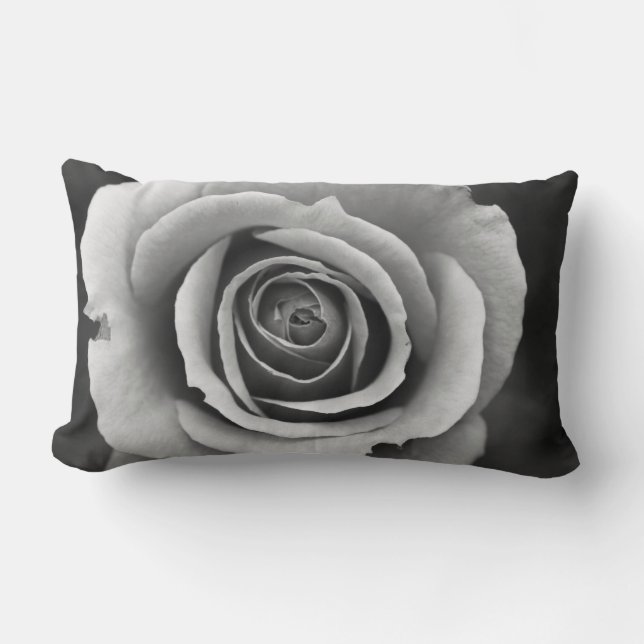 Almohada floral B&W (Anverso)