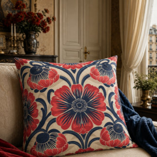 Almohada floral Belle Époque