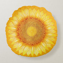 Almohada floral brillante colorida de la mandala